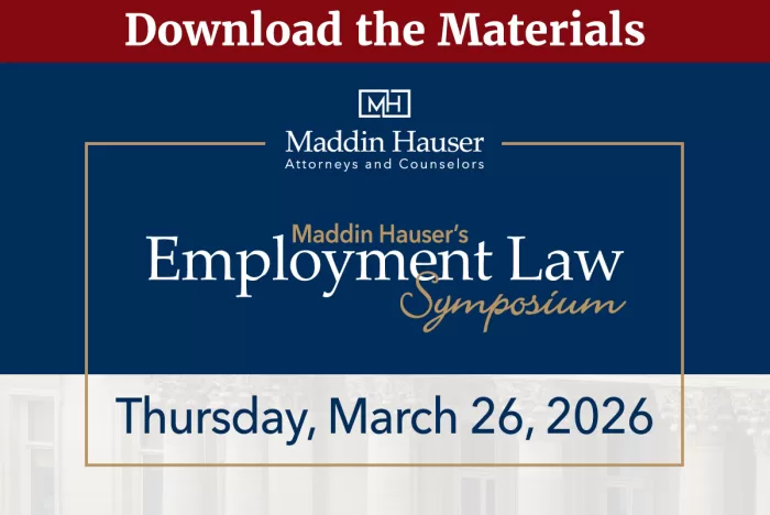 Download 2026 Employment Law Symposium Materials